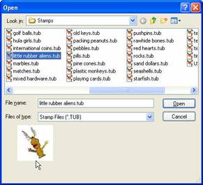 Browsing for thumbnails