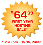 Sale First Year Hosting
