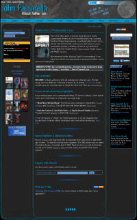 Latest redesign of my own author site, Passarella.com