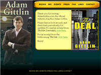 AdamGittlin.com, Author Site - Design no longer active