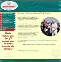 Special Olympics, York County PA - Design no longer active