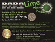 RoboLime Post Card Front